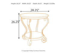 Load image into Gallery viewer, Nestor - Medium Brown - Round End Table