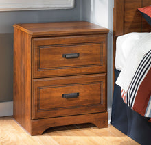 Load image into Gallery viewer, Barchan - Medium Brown - 8 Pc. - Dresser, Mirror, Chest, Twin Panel Bed, 2 Nightstands