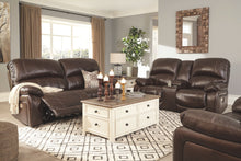 Load image into Gallery viewer, Hallstrung - Chocolate - PWR REC Loveseat/CON/ADJ HDRST