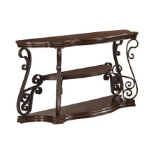 Load image into Gallery viewer, Living Room :traditional Occasional Tables - Sir Rawlinson Sofa Table Deep Merlot And Clear