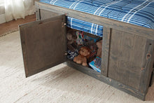 Load image into Gallery viewer, Wrangle Hill Collection - Wrangle Hill Twin Storage Bed Gun Smoke