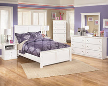 Load image into Gallery viewer, Bostwick Shoals - White - 6 Pc. - Dresser, Mirror, Chest, Full Panel Bed