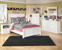 Load image into Gallery viewer, Bostwick Shoals - White - 6 Pc. - Dresser, Mirror, Chest, Full Panel Bed