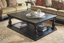 Load image into Gallery viewer, Mallacar - Black - Rectangular Cocktail Table
