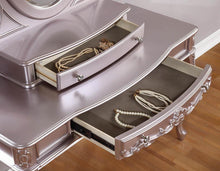Load image into Gallery viewer, Caroline Collection - Caroline 1-drawer Vanity Desk Metallic Lilac