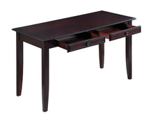 Load image into Gallery viewer, Newton Collection - Tan - Newton 2-piece Writing Desk Set Dark Amber And Tan