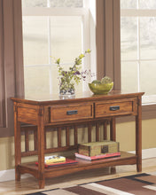 Load image into Gallery viewer, Cross Island - Medium Brown - Console Sofa Table