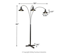 Load image into Gallery viewer, Sheriel - Black - Metal Arc Lamp (1/CN)