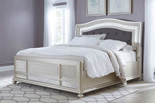 Load image into Gallery viewer, Coralayne - Silver - Queen Panel Footboard