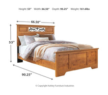 Load image into Gallery viewer, Bittersweet - Light Brown - Queen Panel Bed