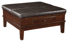 Load image into Gallery viewer, Gately - Medium Brown - Ottoman Cocktail Table