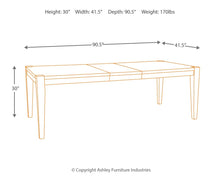 Load image into Gallery viewer, Chadoni - Gray - RECT Dining Room EXT Table