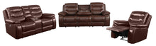 Load image into Gallery viewer, Brown - Flamenco Tufted Upholstered Power Sofa Brown