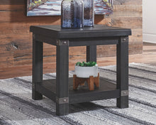Load image into Gallery viewer, Delmar - Black - Rectangular End Table