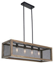 Load image into Gallery viewer, Jodene - Brown/Black - Wood Pendant Light (1/CN)