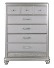 Load image into Gallery viewer, Coralayne - Silver - Five Drawer Chest