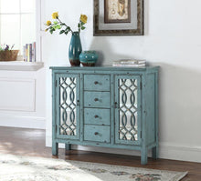 Load image into Gallery viewer, 4-drawer Accent Cabinet Antique Blue