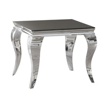 Load image into Gallery viewer, Abildgaard Collection - Square End Table Chrome And Black