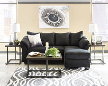 Load image into Gallery viewer, Darcy - Black - 2 Pc. - Sofa Chaise, Airdan Table Set