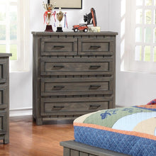 Load image into Gallery viewer, Napoleon Collection - Napoleon 5-drawer Chest With Paneled Design Gunsmoke