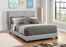 Load image into Gallery viewer, Dorian Upholstered Bed - Grey - Dorian Upholstered Eastern King Bed Grey