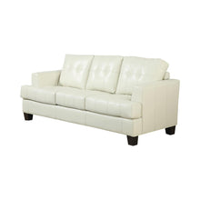 Load image into Gallery viewer, Samuel Collection - Cream - Samuel Upholstered Sleeper Sofa Cream