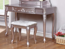 Load image into Gallery viewer, Caroline Collection - Caroline 1-drawer Vanity Desk Metallic Lilac