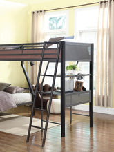Load image into Gallery viewer, Meyers Bunk Bed - Meyers Twin Loft Add-on Black And Gunmetal