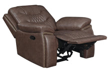 Load image into Gallery viewer, Brown - Flamenco Tufted Upholstered Recliner Brown