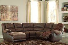 Load image into Gallery viewer, Nantahala - Slate - Left Arm Facing Zero Wall Recliner, Wedge, Armless Chair, Right Arm Facing Corner Chaise Sectional