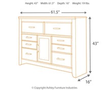 Load image into Gallery viewer, Juararo - Dark Brown - Dresser
