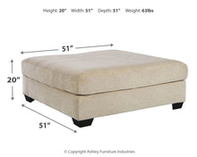 Load image into Gallery viewer, Enola - Sepia - Oversized Accent Ottoman