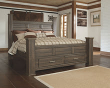 Load image into Gallery viewer, Juararo - Dark Brown - California King Poster Bed