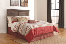 Load image into Gallery viewer, Quinden - Dark Brown - 3 Pc. - Dresser, Mirror, Queen Panel Headboard