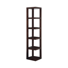 Load image into Gallery viewer, Home Office : Bookcases - 5-tier Corner Bookcase Cappuccino