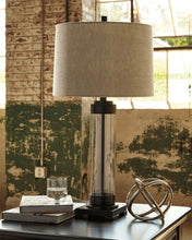 Load image into Gallery viewer, Talar - Clear/Bronze Finish - Glass Table Lamp (1/CN)