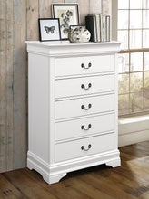 Load image into Gallery viewer, Louis Phillipe Collection - Louis Philippe 5-drawer Chest White