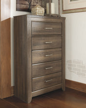 Load image into Gallery viewer, Juararo - Dark Brown - 6 Pc. - Dresser, Mirror, Chest, Queen Panel Bed
