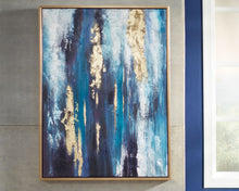 Load image into Gallery viewer, Dinorah - Teal Blue - Wall Art