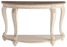 Load image into Gallery viewer, Realyn - White/Brown - Sofa Table
