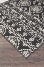 Load image into Gallery viewer, Jicarilla - Black/Cream/Gray - Large Rug