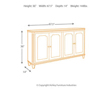 Load image into Gallery viewer, Mirimyn - Antique White - Accent Cabinet