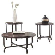 Load image into Gallery viewer, Ferlin - Dark Brown - Occasional Table Set (3/CN)