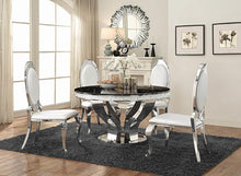 Load image into Gallery viewer, Anchorage Round Dining Table Chrome And Black