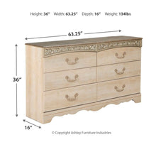 Load image into Gallery viewer, Catalina - Antique White - 4 Pc. - Dresser, Mirror, Queen Panel Headboard, Nightstand