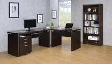 Load image into Gallery viewer, Skylar Collection - Skylar Computer Desk With Keyboard Drawer Cappuccino