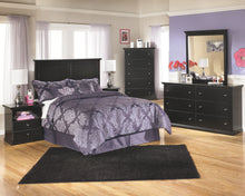 Load image into Gallery viewer, Maribel - Black - Full Panel Headboard