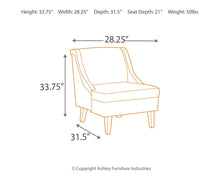 Load image into Gallery viewer, Calion - Gunmetal - Accent Chair