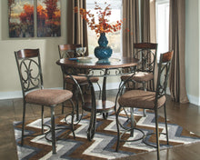 Load image into Gallery viewer, Glambrey - Brown - Round DRM Counter Table