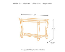 Load image into Gallery viewer, Norcastle - Dark Brown - Sofa Table
